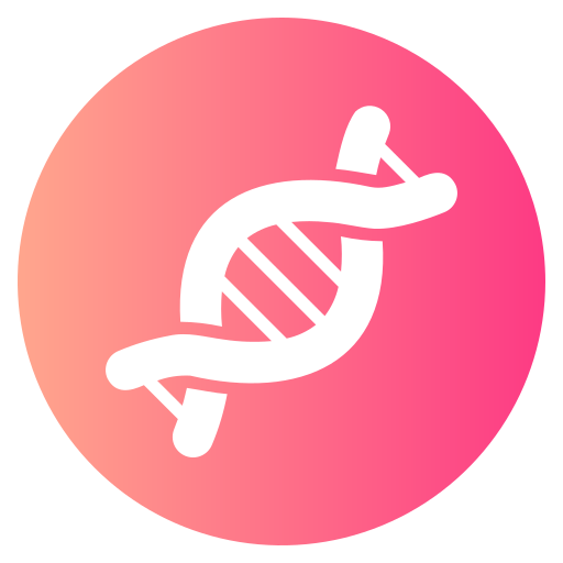 Структура ДНК Generic gradient fill иконка