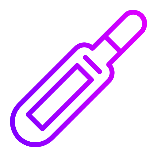termômetro Generic gradient outline Ícone