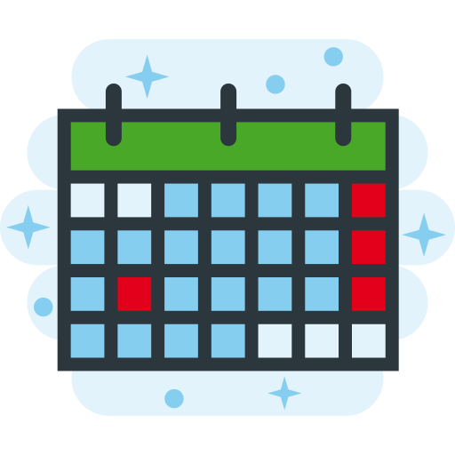 kalender Generic color lineal-color icon