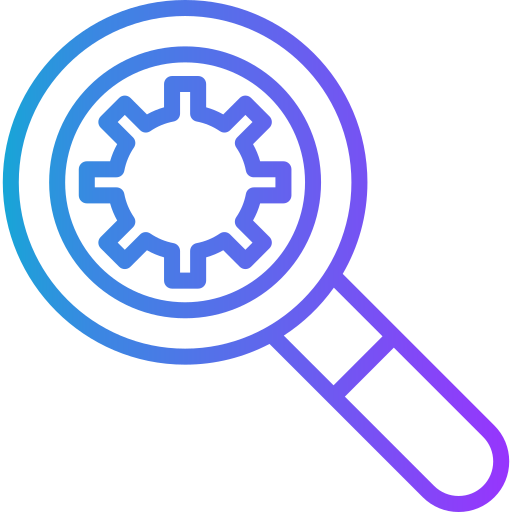 analyse Generic gradient outline Icône