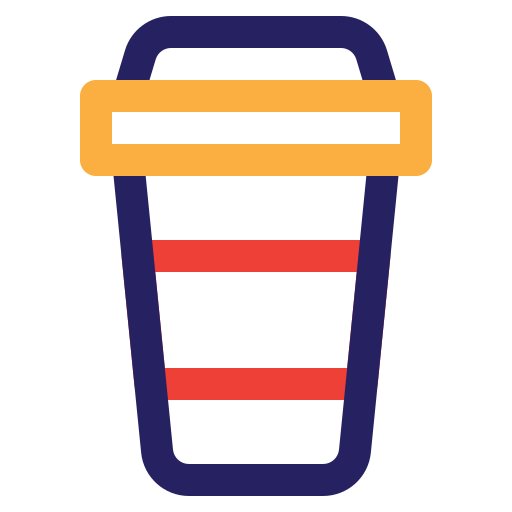 커피 컵 Generic color outline icon