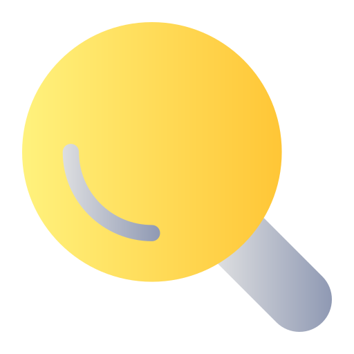 Magnifying glass Generic gradient fill icon