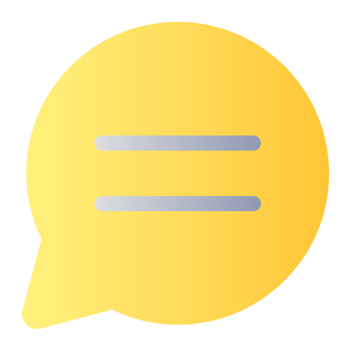 Speech bubble Generic gradient fill icon