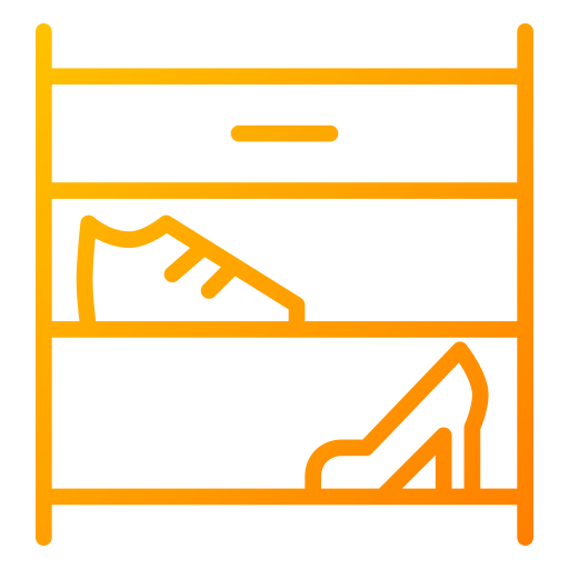 Shoe rack Generic gradient outline icon