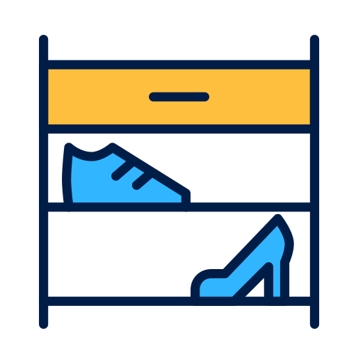 Полка для обуви Generic color lineal-color иконка