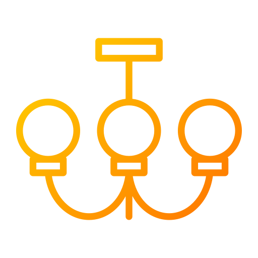 Żyrandol Generic gradient outline ikona