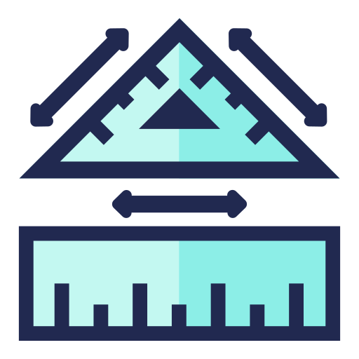 Ruler Generic color lineal-color icon