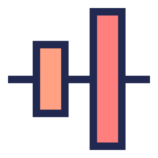 중앙 정렬 Generic color lineal-color icon