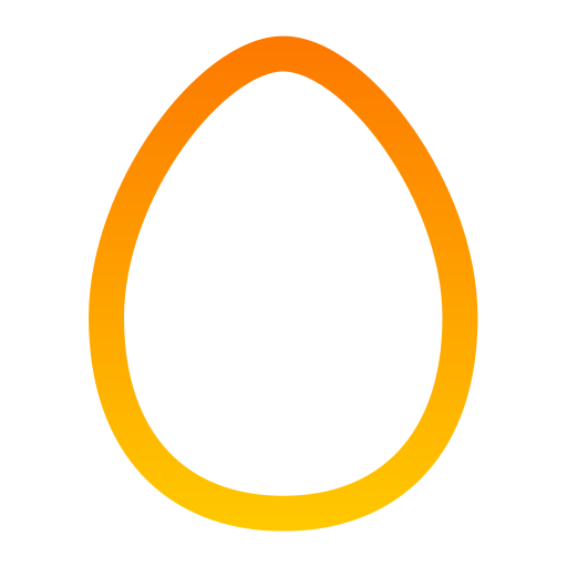 Egg Generic gradient outline icon