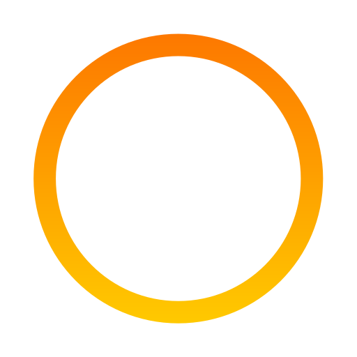 Round shape Generic gradient outline icon