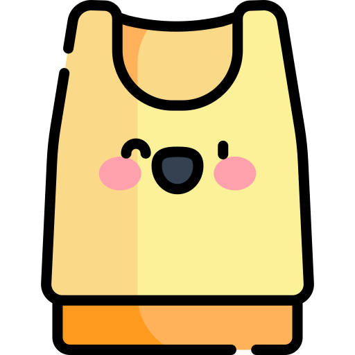 tシャツ Kawaii Lineal color icon