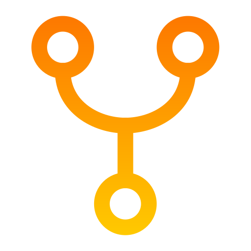 git Generic gradient outline icono
