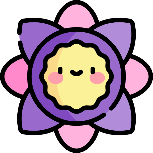 Mandala Kawaii Lineal color icon