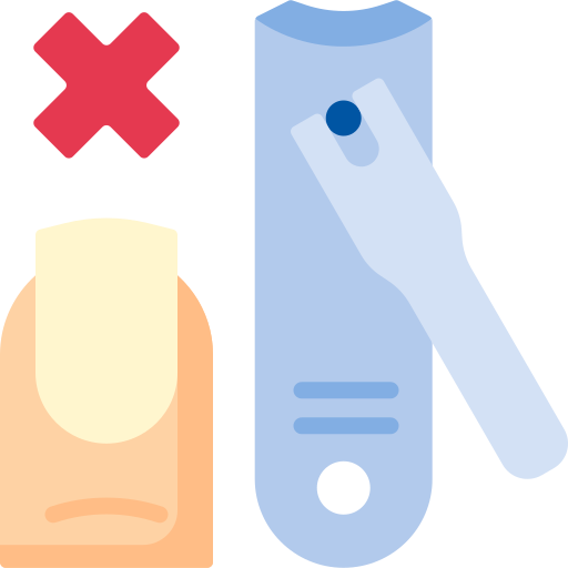 No nail cutting Special Flat icon