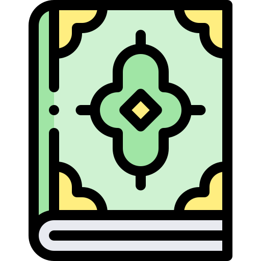 Quran Detailed Rounded Lineal color icon