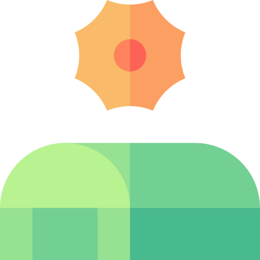 efekt cieplarniany Basic Straight Flat ikona