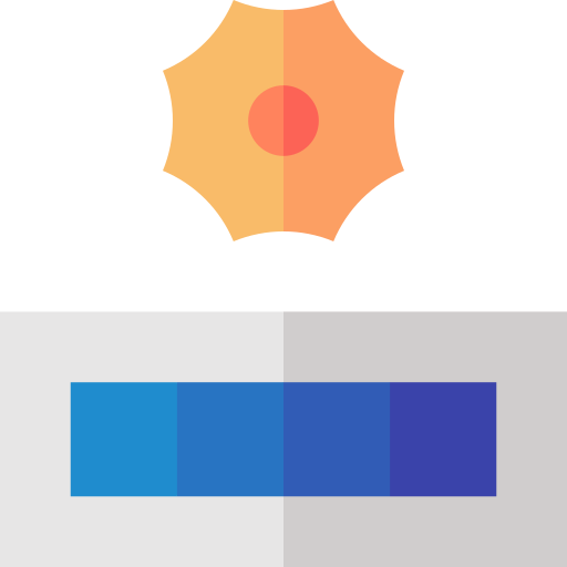 태양 에너지 Basic Straight Flat icon