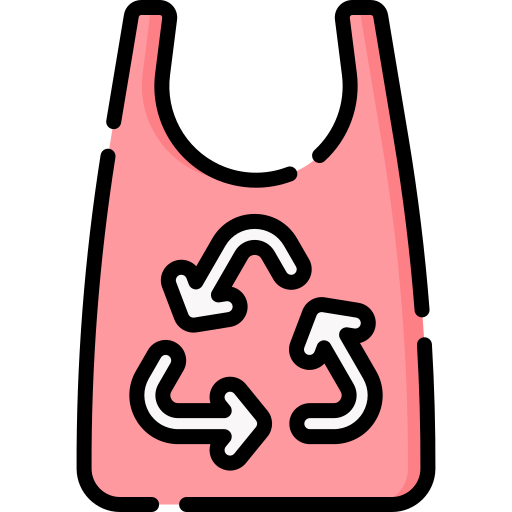 bolsa de reciclaje Special Lineal color icono