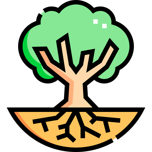 생명의 나무 Detailed Straight Lineal color icon