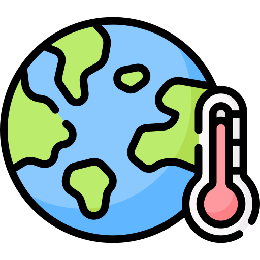 Глобальное потепление Special Lineal color иконка