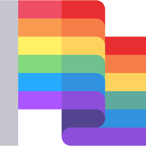 Pride Basic Straight Flat icon