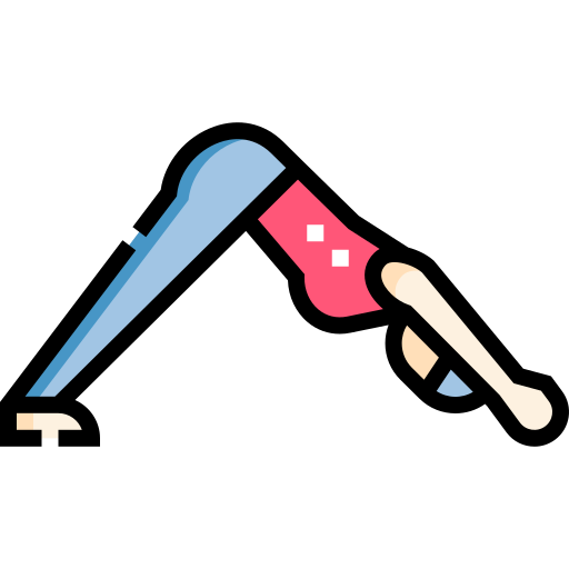 posture de yoga Detailed Straight Lineal color Icône