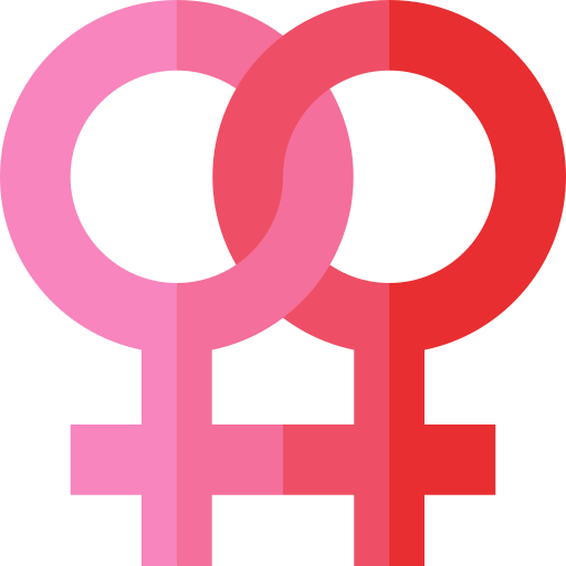 Lesbian Basic Straight Flat icon