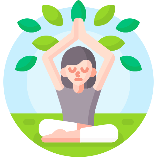 yoga Detailed Flat Circular Flat icon