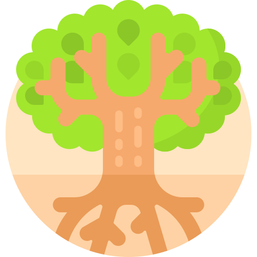 Дерево жизни Detailed Flat Circular Flat иконка