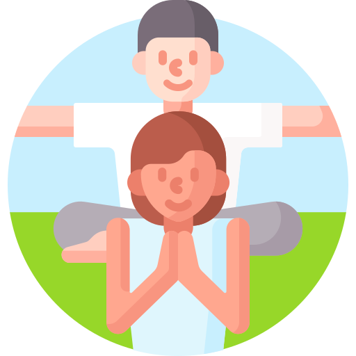 yoga Detailed Flat Circular Flat icon