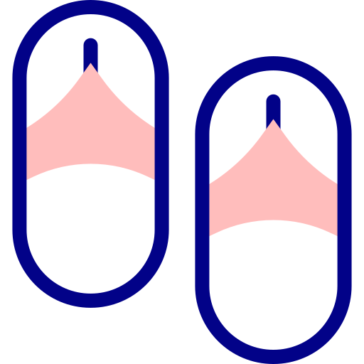 flip-flops Detailed Mixed Lineal color icon