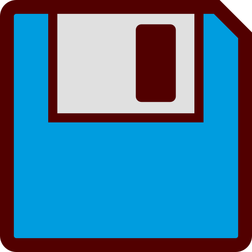 diskette Generic color lineal-color icoon