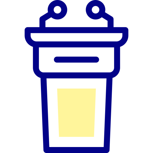 Lectern Detailed Mixed Lineal color icon