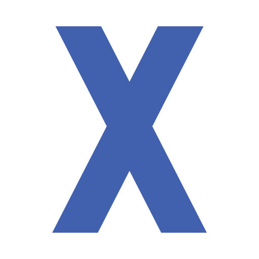 letra x Generic color fill icono