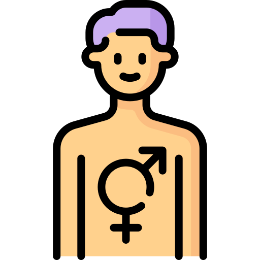 genderneutraal Special Lineal color icoon