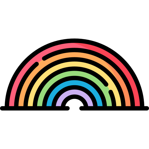 arco-íris Special Lineal color Ícone