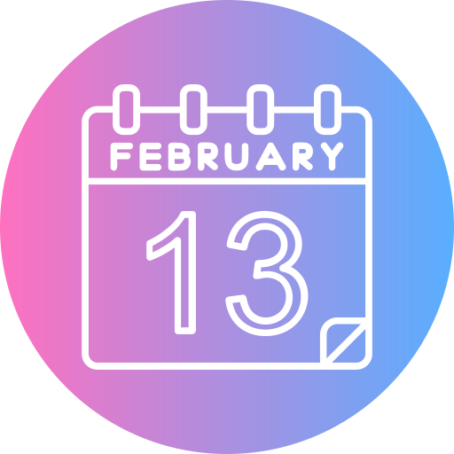 februar Generic gradient fill icon