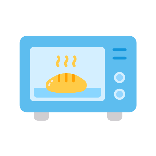 Microwave oven Generic color fill icon