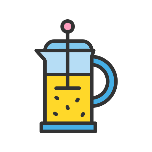 French press Generic color lineal-color icon