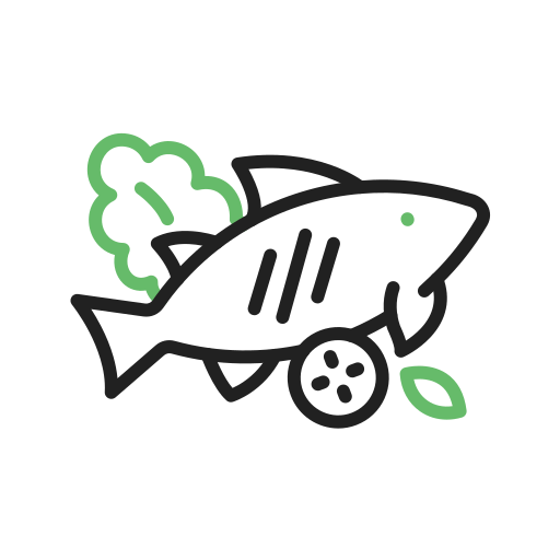 Salmon Generic color outline icon