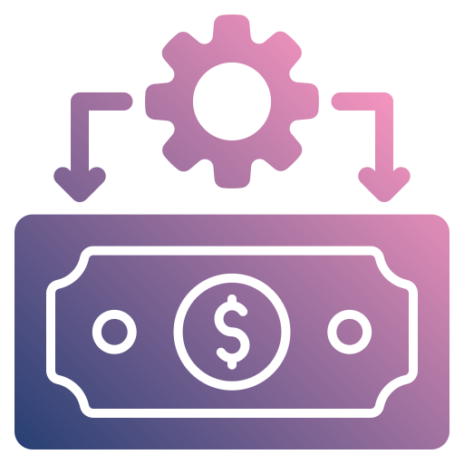 zarządzanie pieniędzmi Generic gradient fill ikona