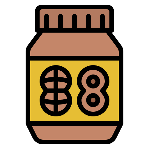 땅콩 버터 Generic color lineal-color icon