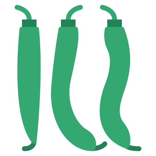 grüne bohnen Generic color fill icon