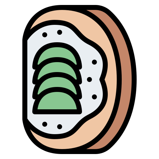 geroosterd brood Generic color lineal-color icoon