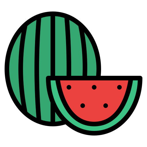 Watermelon Generic color lineal-color icon