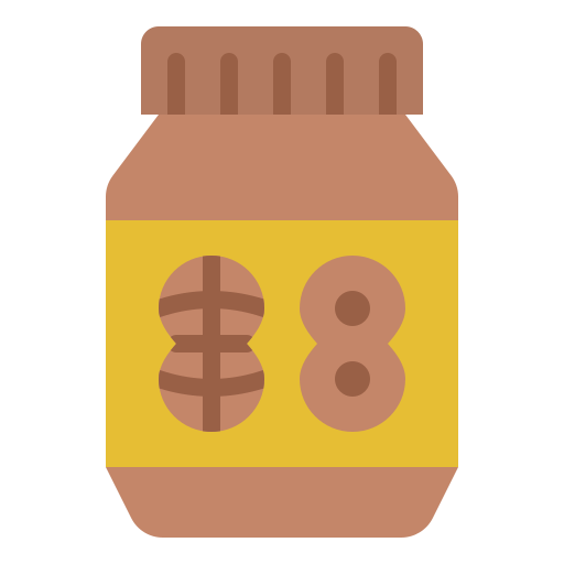 mantequilla de maní Generic color fill icono