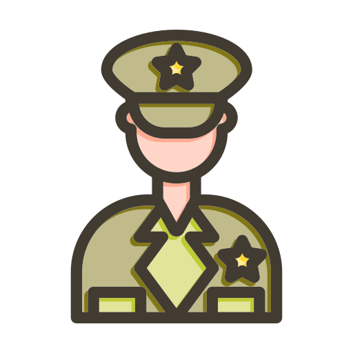 Officer Generic color lineal-color icon