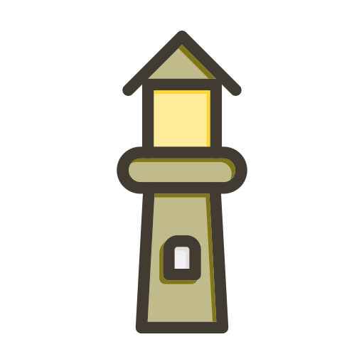Сторожевая башня Generic color lineal-color иконка