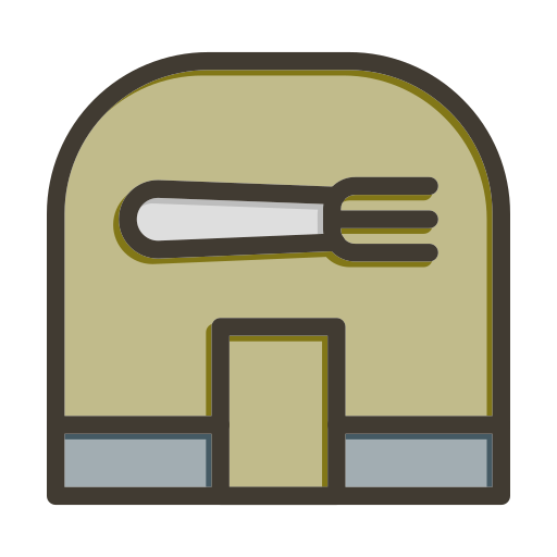 食堂 Generic color lineal-color icon