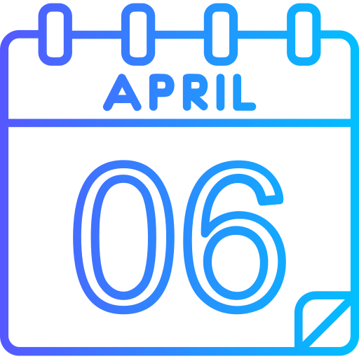 April Generic gradient outline icon